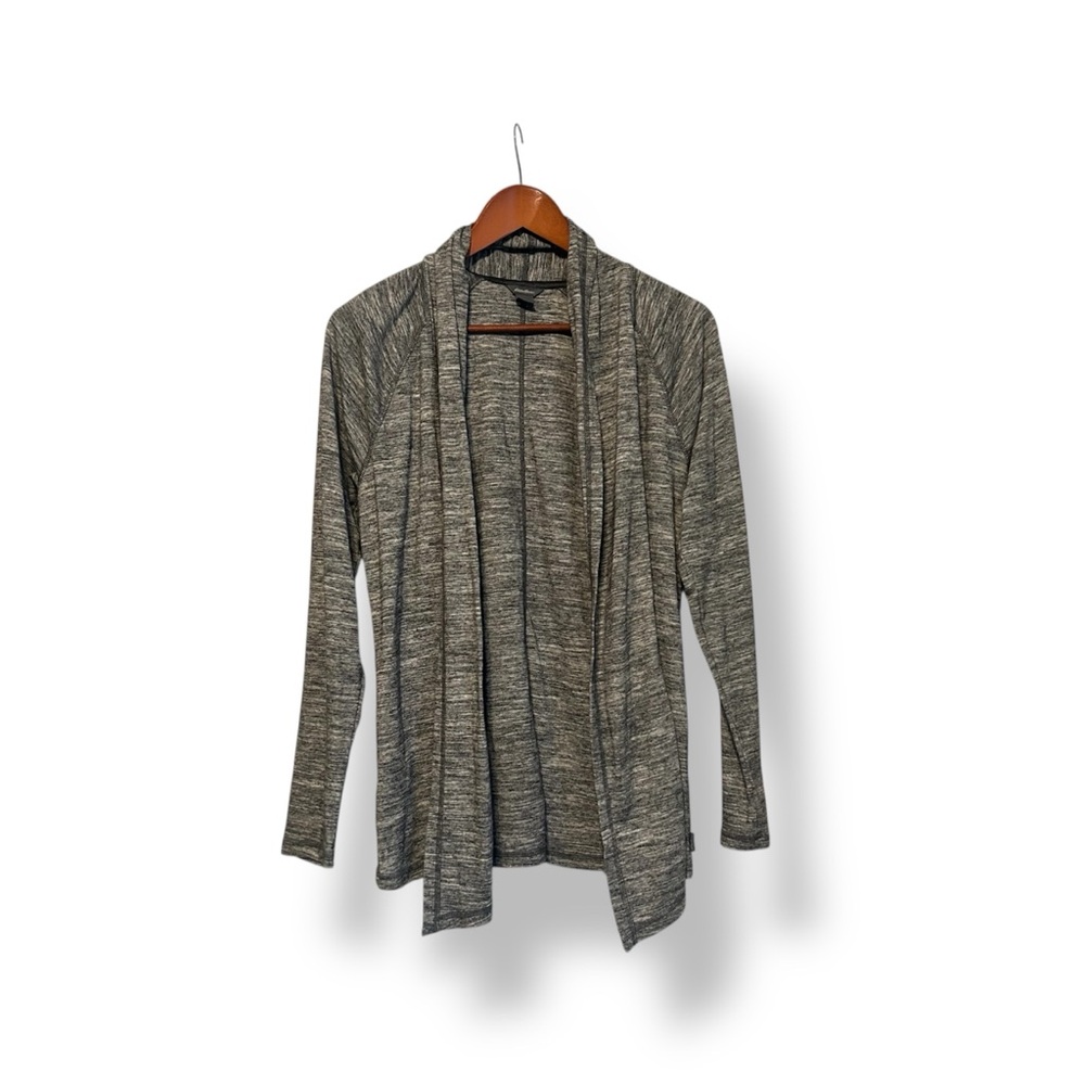 [Eddie Bauer] Heathered Gray Open Cardigan